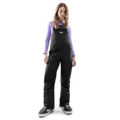 Spodnie snowboardowe z szelkami damskie Broad Peak-W. Czarne spodnie sportowe damskie SIROKO, s, bez wzorów, snowboardowy. Za 637.00 zł.