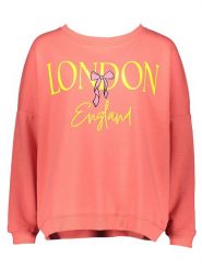 Miss goodlife Bluza "London" w kolorze koralowym rozmiar: S. Różowe bluzy damskie miss goodlife, s, bez wzorów, z bawełny, bez kaptura. Za 109.78 zł.