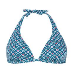 Góra od stroju kąpielowego Protest Mixtwice. Niebieskie bikini Protest, bez wzorów. W wyprzedaży za 114.30 zł.