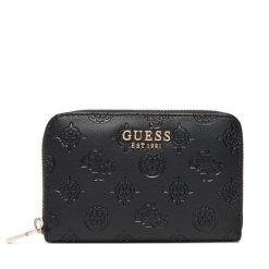Portfel Guess. Czarne portfele damskie Guess, z aplikacjami. Za 199.99 zł.
