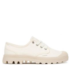 Trampki Palladium. Białe trampki damskie Palladium, bez wzorów, bez zapięcia. Za 339.99 zł.