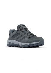 Buty COLUMBIA REDMOND IV LOW WATERPROOF Szary. Szare obuwie trekkingowe damskie Columbia, z materiału, bez zapięcia. Za 329.99 zł.
