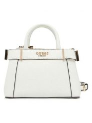 Guess Torebka w kolorze białym - 21 x 14 x 7 cm rozmiar: onesize. Białe torebki klasyczne damskie Guess, z materiału, przez ramię, bez dodatków. Za 410.41 zł.