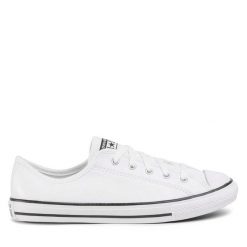 Trampki Converse. Białe trampki damskie Converse, bez wzorów, bez zapięcia. Za 299.99 zł.