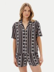 Volcom Koszula Sun Stunner B0412500 Czarny Boxy Fit. Czarne koszule damskie Volcom, xs, bez wzorów, z wiskozy, bez kołnierzyka, bez ramiączek. Za 159.99 zł.