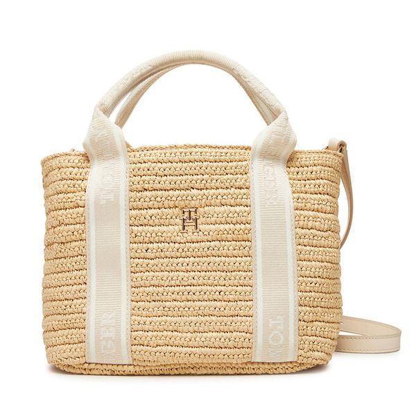 Torebka Tommy Hilfiger. Brązowe torebki klasyczne damskie Tommy Hilfiger, bez dodatków. Za 419.99 zł.