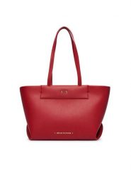Armani Exchange Torebka XW001538 AF26447 U5102 Czerwony. Czerwone shopper bag Armani Exchange, bez wzorów, ze skóry, bez dodatków. Za 654.99 zł.