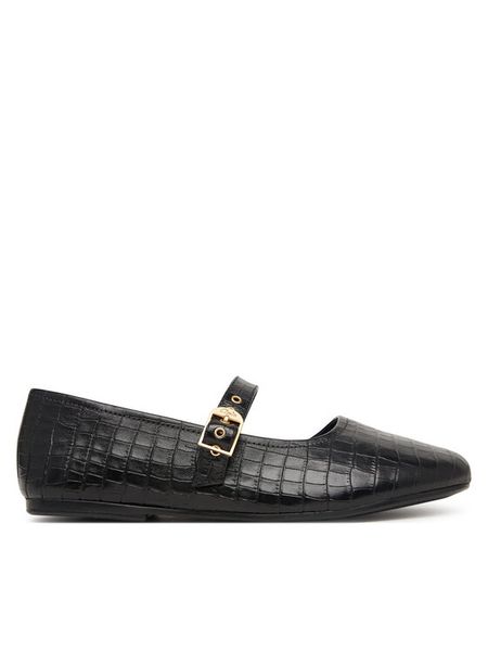 Clarks Baleriny Livia Jane 26320258 Czarny. Czarne balerinki damskie Clarks, bez wzorów, ze skóry. Za 349.99 zł.
