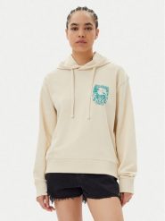 Billabong Bluza More Rides EBJSF00179 Beżowy Regular Fit. Brązowe bluzy damskie Billabong, xs, bez wzorów, z bawełny, bez kaptura. Za 129.99 zł.