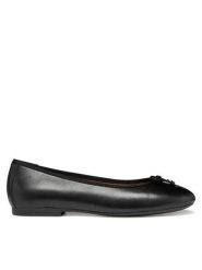 Geox Baleriny D New Palmaria D654JF 0TU11 C9999 Czarny. Czarne balerinki damskie Geox, bez wzorów, ze skóry. Za 419.99 zł.