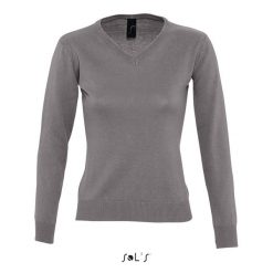 Sweter damski Sol's Galaxy. Szare swetry klasyczne damskie SOL'S, na zimę, s, bez kołnierzyka. Za 193.50 zł.