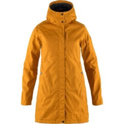 Płaszcz damski Fjallraven Kiruna Padded Parka. Brązowe parki damskie Fjällräven, z puchu, bez kaptura. Za 1,532.99 zł.