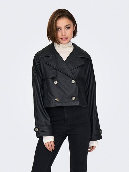 ONLY Kurtka przejściowa w kolorze czarnym rozmiar: L. Czarne kurtki damskie Only, l, bez wzorów, bez kaptura. Za 130.99 zł.