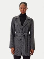 Armani Exchange Płaszcz wełniany XW000692 AF16201 M8049 Szary Regular Fit. Szare płaszcze damskie Armani Exchange, na zimę, l, bez wzorów, z syntetyku, bez kaptura. Za 1,649.00 zł.