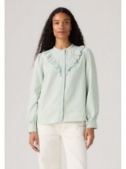 Levi's Bluzka w kolorze jasnozielonym rozmiar: XS. Zielone bluzki damskie Levi's, s, bez wzorów, z bawełny, bez kołnierzyka, bez ramiączek. Za 104.39 zł.