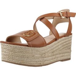 Sandały LIU-JO BALI 01 Brązowy. Brązowe sandały damskie Liu Jo, bez wzorów, ze skóry, bez obcasa, bez zapięcia. Za 493.99 zł.