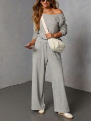 LA Angels 2-częściowy zestaw w kolorze szarym rozmiar: L. Szare spodnie dresowe damskie LA Angels, l, bez wzorów, z dresówki. Za 195.99 zł.