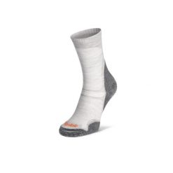 Skarpety w góry Bridgedale Hike Ultra Lt T2 Merino P Crew. Szare skarpetki damskie Bridgedale, bez wzorów, z wełny. Za 87.99 zł.