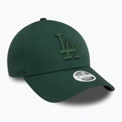 Czapka z daszkiem damska New Era Metallic 9FORTY Los Angeles Dodgers. Zielone czapki z daszkiem damskie New Era, bez wzorów. Za 119.99 zł.
