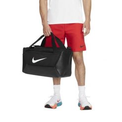 Torba Brasilia Duffle Bag Jeden Rozmiar. Czarne torby sportowe Nike, bez wzorów, z materiału. Za 227.99 zł.