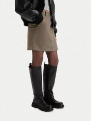 G-Star Raw Kozaki EO-GLCI-GLC8137 Czarny. Czarne kozaki damskie G-Star, ze skóry, bez obcasa, na płaskiej podeszwie, bez zapięcia. Za 639.99 zł.