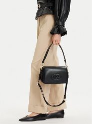 LOVE MOSCHINO Torebka JC4333PP0OKM0000 Czarny. Czarne torebki klasyczne damskie Love Moschino, ze skóry, bez dodatków. Za 622.99 zł.
