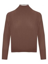 Malo Optimum Sweter w kolorze brązowym rozmiar: L. Brązowe swetry klasyczne damskie Malo Optimum, l, z kaszmiru, bez kołnierzyka. Za 270.39 zł.
