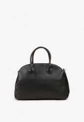 Czarna Torebka Shopperka na Ramię z Paskiem Arovire. Czarne shopper bag Renee, z jeansu, na ramię, bez dodatków. Za 169.99 zł.