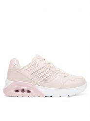 Skechers Sneakersy Uno Lite 2.0- 310430L/LPK Różowy. Czerwone buty sportowe dziewczęce Skechers, bez wzorów, ze skóry, bez zapięcia. Za 159.99 zł.