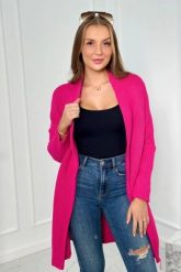 Sweter z rękawami typu nietoperz fuksja. Czerwone swetry klasyczne damskie KESI, l, z wełny, bez kołnierzyka, plus size. Za 178.78 zł.