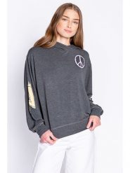 PJ Salvage Bluza w kolorze antracytowym rozmiar: XL. Czarne bluzy damskie PJ Salvage, xl, bez wzorów, z kapturem. Za 114.17 zł.