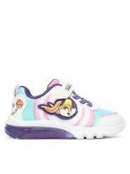 Geox Sneakersy J Ciberdron Girl J66LPA 05411 C0406 S Kolorowy. Buty sportowe dziewczęce Geox, ze skóry, bez zapięcia. Za 319.99 zł.