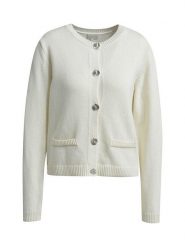 Milano Italy Kardigan w kolorze białym rozmiar: M. Białe kardigany damskie Milano Italy, m, bez wzorów, z wełny. Za 252.99 zł.