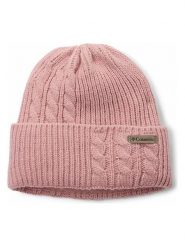 Columbia Czapka beanie w kolorze jasnoróżowym rozmiar: onesize. Różowe czapki damskie Columbia, bez wzorów, z polaru. Za 77.95 zł.