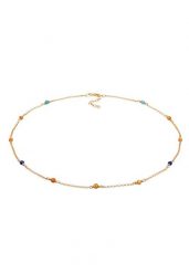 Elli Damski filigranowy Trend z perłami agatu wielokolorowy z pozłacanego srebra 925 Sterling Silver Naszyjniki 1 ct. Szare naszyjniki damskie Elli, z agatem, pozłacane. Za 211.64 zł.