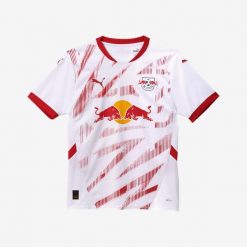 Koszulka piłkarska Lipsk sezon 24/25. Bluzki damskie Puma, s, bez wzorów, z materiału, bez kołnierzyka, bez ramiączek. Za 449.99 zł.