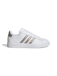 Adidas Sneakersy "Grand Court 2.0" w kolorze białym rozmiar: 37 1/3. Białe obuwie sportowe damskie Adidas, bez zapięcia, trekkingowe. Za 218.57 zł.