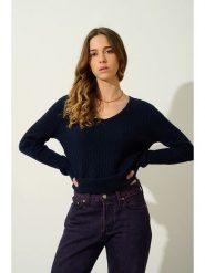 AUTHENTIC CASHMERE Kaszmirowy sweter "Grasmoor" w kolorze granatowym rozmiar: L. Niebieskie swetry klasyczne damskie AUTHENTIC CASHMERE, l, z kaszmiru, bez kołnierzyka. Za 391.99 zł.
