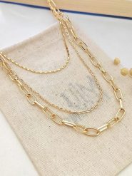 Atelier MIU Pozłacany naszyjnik - dł. 41 cm rozmiar: onesize. Żółte naszyjniki damskie atelier MIU, pozłacane. Za 61.31 zł.