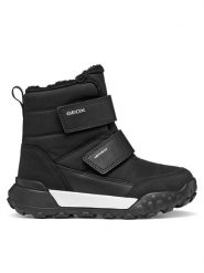 Geox Śniegowce J Trekkyup Boy B Abx J66MBA 0FU54 C9999 S Czarny. Czarne buty zimowe chłopięce Geox, z materiału, bez zapięcia. Za 339.99 zł.