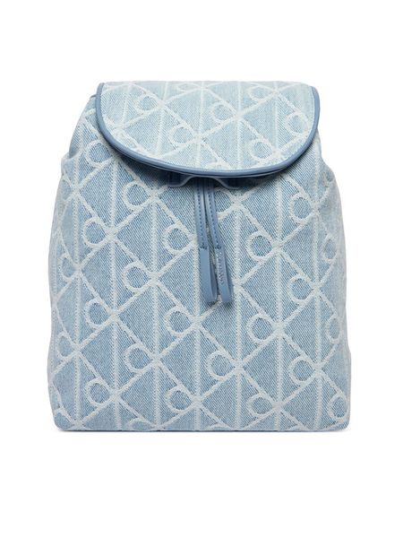 Calvin Klein Plecak Emblem Aop Denim Backpack LV04F3508G Niebieski. Niebieskie plecaki Calvin Klein, bez wzorów, z denimu. Za 326.99 zł.