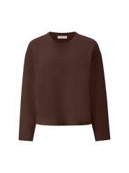 Rich & Royal Bluza w kolorze brązowym rozmiar: S. Brązowe bluzy damskie Rich & Royal, s, bez wzorów, bez kaptura. Za 152.62 zł.