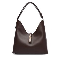 Torebka Furla. Brązowe torebki klasyczne damskie Furla, bez dodatków. Za 1,349.00 zł.