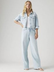 Levi's Dżinsy - Straight leg - w kolorze błękitnym rozmiar: W28/L29. Niebieskie jeansy damskie Levi's, z podwyższonym stanem. Za 238.45 zł.