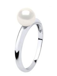 Mitzuko Złoty pierścionek z perłą rozmiar: 52. Szare pierścionki damskie Mitzuko, z perłą, złote. Za 739.99 zł.