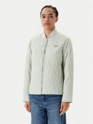 Tommy Jeans Kurtka przejściowa DW0DW20962 Zielony Regular Fit. Zielone kurtki damskie Tommy Jeans, l, bez wzorów, z jeansu, bez kaptura. Za 419.99 zł.