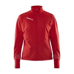 Damska kurtka narciarska Craft Adv Nordic Club. Czerwone kurtki sportowe damskie Craft, l, bez wzorów, z materiału, z kapturem. Za 432.00 zł.