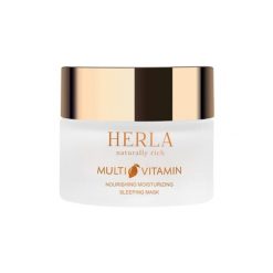 HERLA SLEEPING MASK MULTIWITAMINOWA MASKA ODŻYWCZO-NAWILŻAJĄCA NA NOC Szlafroki i ręczniki 50 ml Damski. Brązowe szlafroki damskie HERLA, bez wzorów, ze skóry, bez kaptura. Za 125.92 zł.