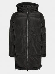 Vero Moda Curve Płaszcz zimowy 10276391 Czarny Regular Fit. Czarne płaszcze damskie Vero Moda Curve, na zimę, bez wzorów, z syntetyku, bez kaptura. Za 429.99 zł.