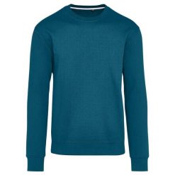 Bluza Unisex Dla Dorosłych Z Bawełny Ringspun Bez Metki. Niebieskie bluzy damskie SG, m, bez wzorów, z bawełny, bez kaptura. Za 162.99 zł.